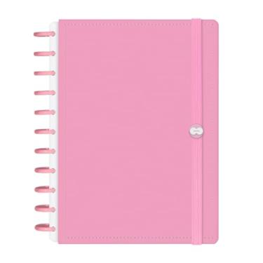 Imagem de Caderno Iscool Disc Inteligente 140 Folhas Solid Colors Rosa G+