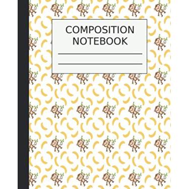 Imagem de Composition Notebook: Monkey Notebook College Ruled (School Essentials) | 7.5" X 9.25" | 110 Lined Pages.
