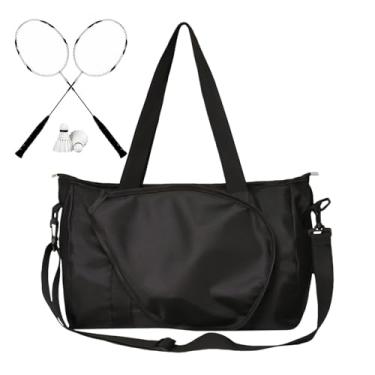Imagem de Shakven Bolsa de tênis feminina, bolsa esportiva de tênis, Bolsa esportiva grande feminina, Alça de ombro ajustável à prova d'água, esportes, fitness, bagagem, bolsa com vários bolsos, para mulheres,