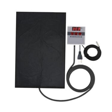 Imagem de Generic Tapete de aquecimento portátil USB para terrário de répteis, tapete de aquecimento USB para incubadora, sapos- e caranguejos-eremitas, 20cmx30cm