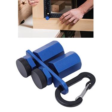 Imagem de Escada para layout de vigas de liga de alumínio hexagonal plana com parafuso de polegar para moldura de escada quadrada feixe longitudinal (azul)