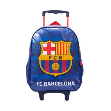 Imagem de Mochila Escolar Rodinha Barcelona Futbol Club 13560 - Xeryus