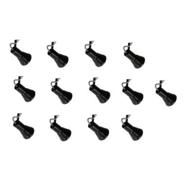 Imagem de Kit 13 Spot Trilho Perfilado Eletro calha Par20 Bulbo OL3 - Hiperlight