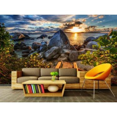Imagem de Papel de Parede Painel Fotográfico Praia 02 -1,00 X 1,00 - Voce Decora