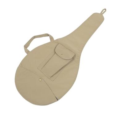 Imagem de XUXHOU Bolsa para Raquete de Tênis, Capa Acolchoada Unissex para Raquete de Tênis, Bolsa única Com Alça de Ombro Ajustável Em Lona (Cáqui)