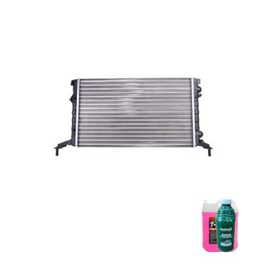 Imagem de Kit Radiador GM Corsa/Celta/Prisma 1.0/1.4 06/S + Aditivo Rosa 5L + Água Desmineralizada 1L