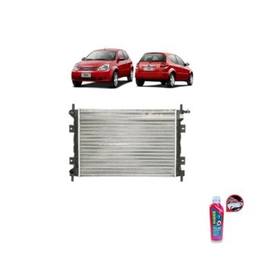 Imagem de Kit Radiador Ford Fiesta/Ka 1.6 2009/2011 Com Aditivo Radiador Radiex R1892 Rosa