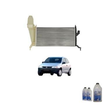 Imagem de Kit Radiador GM Celta 1.0 1.4 2002 a 2006 Com Água Desmineralizada