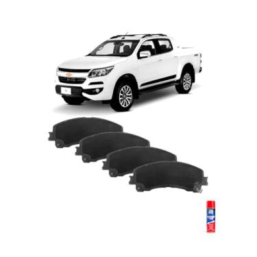 Imagem de Kit Pastilha de Freio Nova S10 2.8 + Car80 Anti Chio 300ml