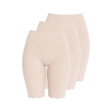 Imagem de Kit com 3 Bermudas Feminina Modeladora Liz 74384-Feminino