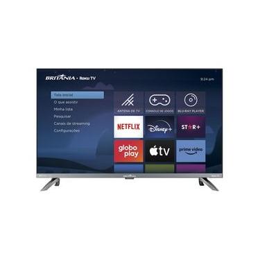 Imagem de Smart TV 32” Britânia BTV32G7PR2CSGBLH LED Dolby Audio Bivolt