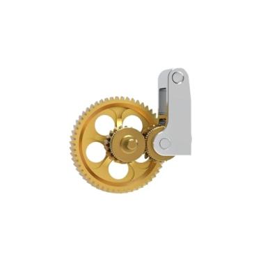 Imagem de Engrenagem de dentes retos em aço endurecido com nanorrevestimento RNC Panda Claw - Atualização de alta precisão, compatível com a impressora 3D BambuLab P1 X1 A1.(For X1 P1 Series)