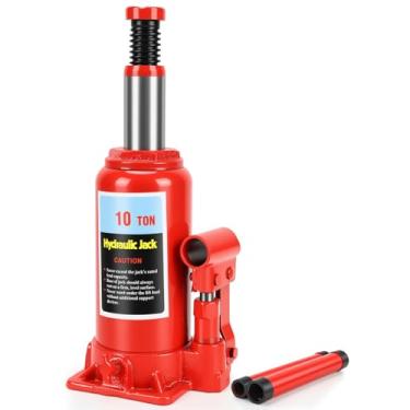 Imagem de 10 Toneladas Macaco Hidráulico Tipo Garrafa com Elevação de 195-370MM, 10T Macaco Hidraulico, Macaco Hidráulico Tipo Garrafa 10 Toneladas, Macaco para Carro