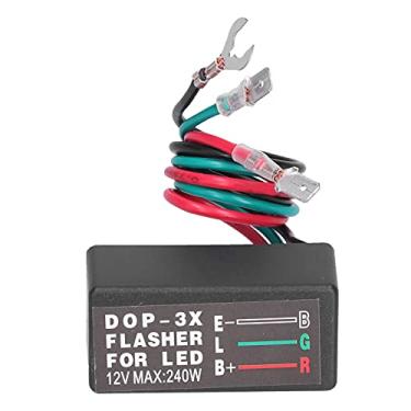 Imagem de Fafeicy Relé de Pisca-pisca LED, relé de Giro Automotivo DC 12V para Luzes de Flash de Carro/motocicleta, Fácil de Instalar, Substituir de Estoque, Plug and Play, Som de Sinal de Giro