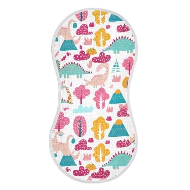 Imagem de xigua Conjunto de 1 panos para arrotar dinossauros musselina para bebês, super macios e absorventes, roupas de arroto de algodão, presente de chá para recém-nascidos, bebês meninas e meninos