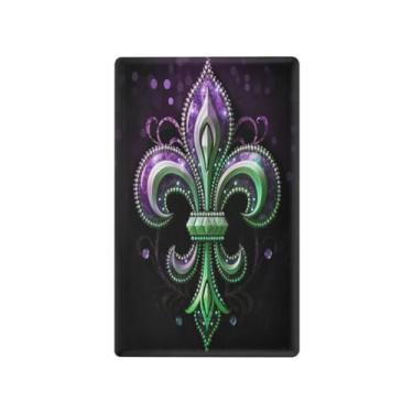 Imagem de Wassud Placa de cobertura de interruptor de luz com símbolo roxo e verde, capas de tomadas duplex, placa de parede, decoração de casa, sala de estar, quarto, decoração