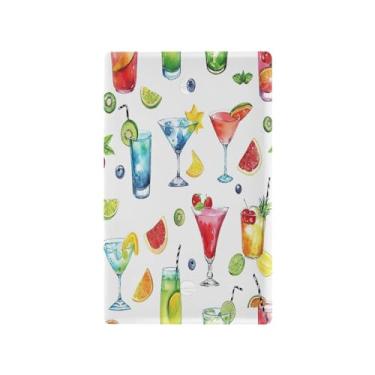 Imagem de Wassud Placa de cobertura para interruptor de luz, 1 capa de tomada em branco, placa de parede, sumo de frutas, decoração de casa, sala de estar, quarto, decoração