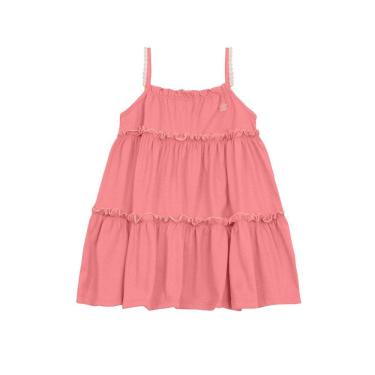 Imagem de Vestido infantil menina com pompom Brandili