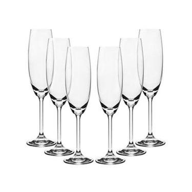 Imagem de Conjunto de Taças para Champagne Bohemia em Cristal 220 ml - 6 Peças