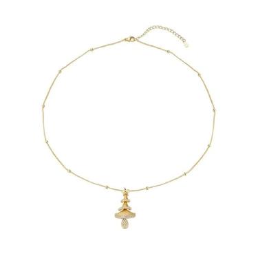 Imagem de Colar de árvore de Natal para mulheres, moderno, dourado, com pingente de acabamento escovado, imitação brilhante, zircônia cúbica, elegante, ajustável, para festa de casamento, Natal, acessório para