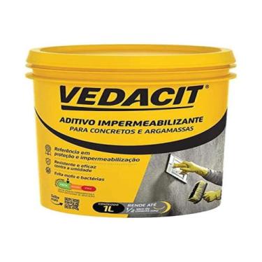 Imagem de Aditivo Impermeabilizante para Concreto 1l Vedacit