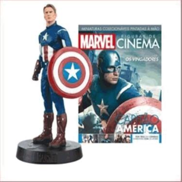Imagem de MARVEL FIGURAS DE CINEMA - CAPITAO AMERICA (DE OS VINGADORES) - ED.02