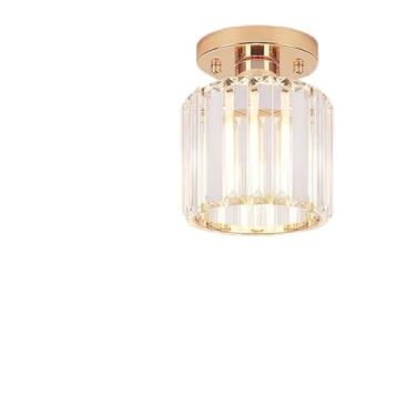 Imagem de Lâmpada Moderna Para Corredor Com De Teto De Cristal(Estilo A/Ouro)
