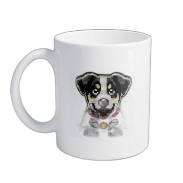 Imagem de Caneca Xícara de Café Porcelana 300ml Design Cachorro