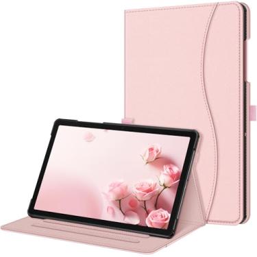 Imagem de FINTIE Capa Para Samsung Galaxy Tab A9 Plus/A9+ 5G 11" Modelo 2023 (Sm-X210/X216/X218), Suporte Traseiro Inteligente Com Visualização Multiângulo E Bolso Ativação/Repouso Automático, Ouro Rosa