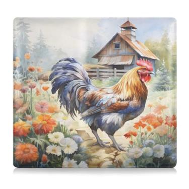 Imagem de CEBUGI Porta-luvas com porta-luvas de galo para organizador de documentos, 12,5 cm x 24 cm