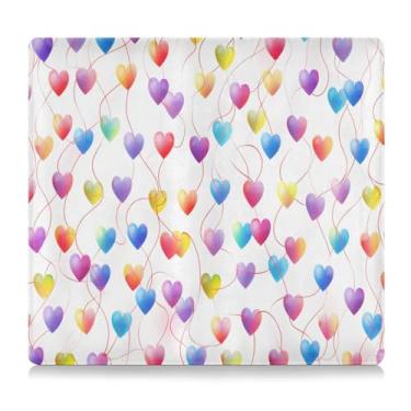 Imagem de CEBUGI Porta-luvas com porta-luvas de coração para organizador de documentos, 12,5 cm x 24 cm