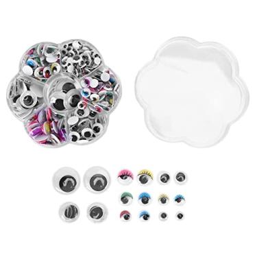 Imagem de SIWOTED 255 peças olhos de boneca adesivo de plástico globos oculares de desenho animado acessórios de decoração para brinquedos de artesanato de arte DIY