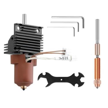 Imagem de Kit hotend para impressora 3D, compatível com Creality K1C/K1 Max, bloco de aquecimento cerâmico de troca rápida com bicos de 0,4/0,6/0,8 mm(Package 3)