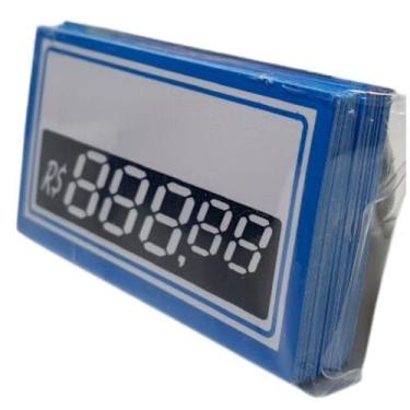 Imagem de Etiqueta Grande Digito Azul 70X37 mm Pct 50 Pç 5 - Cartazes