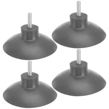 Imagem de Lurrose Ventosas para Cortador de Batata Frita: Conjunto de 4 Ventosas de Reposição Com Parafusos para Cortador de Batata Frita Comercial.