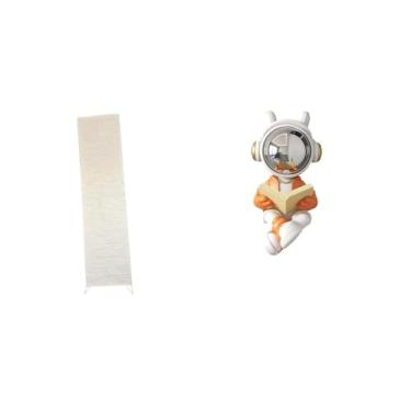 Imagem de Whtkoph Luminária de Chão para Sala de Estar com Cúpula E Escultura, Ornamento para O Ambiente, Estátua Decorativa para Mesa Ou Lareira.