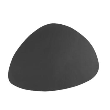 Imagem de Kit Jogo Americano Couro Redondo Retangular Orgânico Mesa Posta Jantar Porta Copos Porta Guardanapo 30cm, 38cm, 45m para Jantar e Churrasco Brasileiro(Orgânico - Grafite,6)