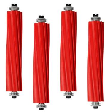 Imagem de 4 escovas principais de substituição para Roborock S7, S7 Max Ultra/MaxV Ultra/MaxV Plus/Pro Ultra, Q Revo, Qrevo S, Qrevo Series, QV35A, QV35S, Qrevo MaxV/Pro/Plus, Q7, Q7 Max, Q7 Max+, Q7 Max+, Q5