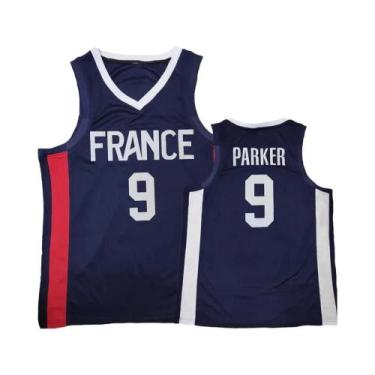 Imagem de Camiseta De Basquete Masculina Infantil França Colete Esportivo De Ver