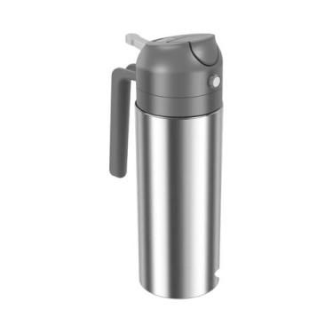 Imagem de Dispensador De Azeite De Aço Inoxidável 500ml 2 Em 1 Pulverizador De Ó