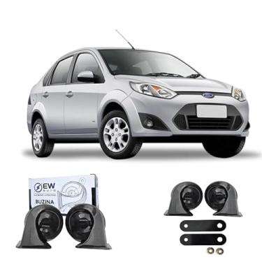 Imagem de BUZINA AUTOMOTIVA CARACOL (PAR) GRAVE/AGUDO PARA FIESTA SEDAN 1996 > 1999 - TIGER AUTO