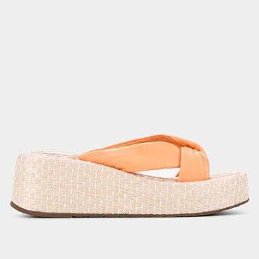 Imagem de Espadrilhe Couro Santa Lolla Flatform Soft Pordelana-Feminino