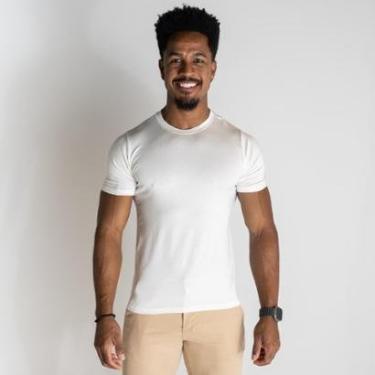 Imagem de Camiseta Versatiold Tech Modal Off White-Masculino