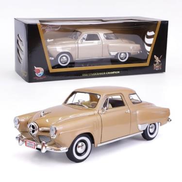 Imagem de LUCKY DIE CAST 1950 Studebaker Champion 1/18 Scale Die-Cast Metal Model Premium Classic Vintage Alloy Collection Cars with Display Case, for Kids Men and Teens Dad 14+ Year
