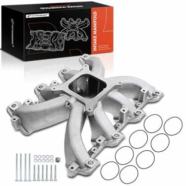 Imagem de A-Premium Coletor de admissão de elevação média de avião único EFI com vedações e parafusos [8 cilindros 5,7 L 6,0 L] compatível com Chevy 98-02 Camaro, 97-07 Corvette e Cadillac 04-05 CTS - 2500-7000 RPM, Reaplce # 300-137