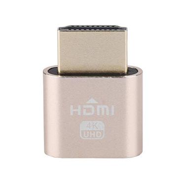 Imagem de Generic Placa Gráfica de Camuflagem Analógica Vga, Carga Falsa para Cálculo Científico, Display Virtual de Resolução 4k, Plug and Play, Abs Prata