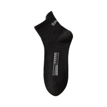 Imagem de Meias Esportivas Casuais Masculinas De Algodão Respirável E Absorvente