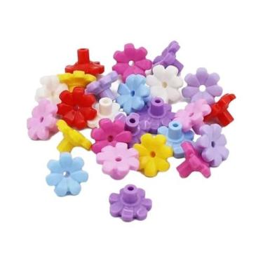 Imagem de Blocos De Montar Casa Na Árvore Flor De Cerejeira 200 Peças Compatívei