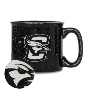 Imagem de Rico Industries Caneca NCAA Creighton Bluejays Black Speckle 350 ml com gravação a laser