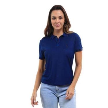 Imagem de Camisa Polo Feminina Manga Curta Piquet Dia a Dia-Feminino